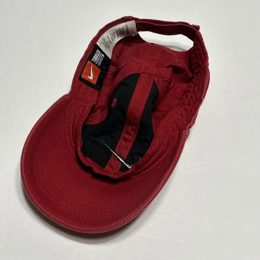 Nike Red Toddler Kids Hat Adjustable Ball Cap Baseball